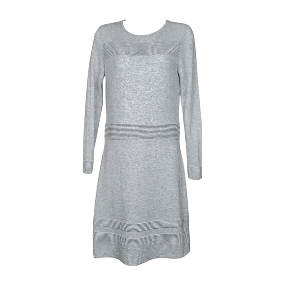 Vineyard Vines Dresses & Skirts - VINEYARD VINES Grey Ottoman Wool Cashmere Blend Knit Sweater Mini Dress XS